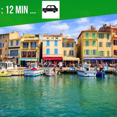 Cosy La Baie Des Anges - Plage La Ciotat - Classe 3 Etoiles Lägenhet Exteriör bild