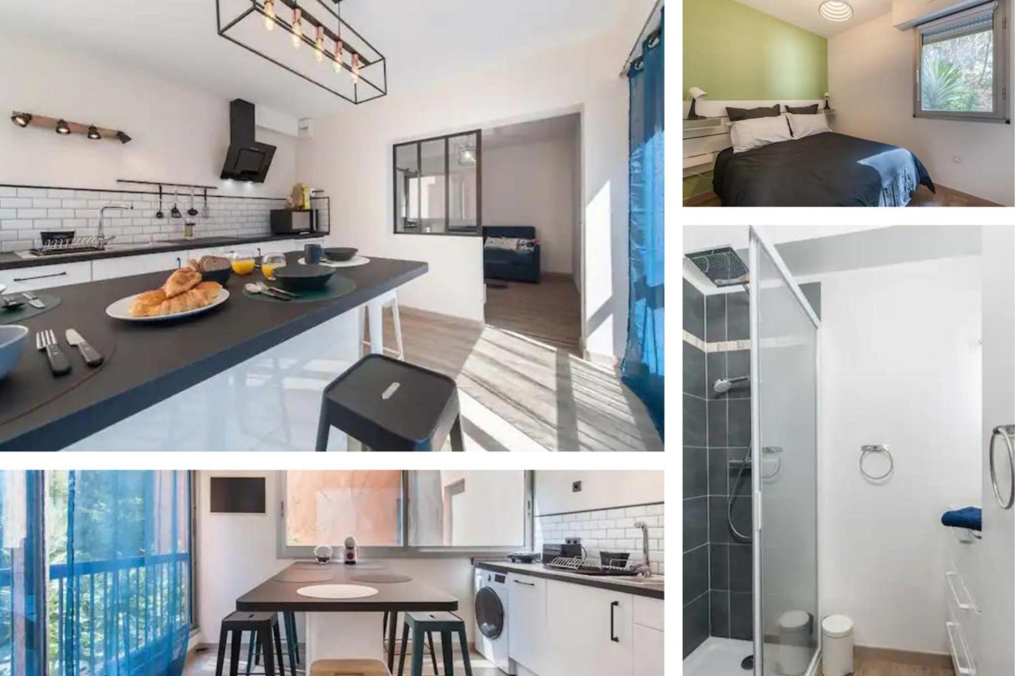Cosy La Baie Des Anges - Plage La Ciotat - Classe 3 Etoiles Lägenhet Exteriör bild