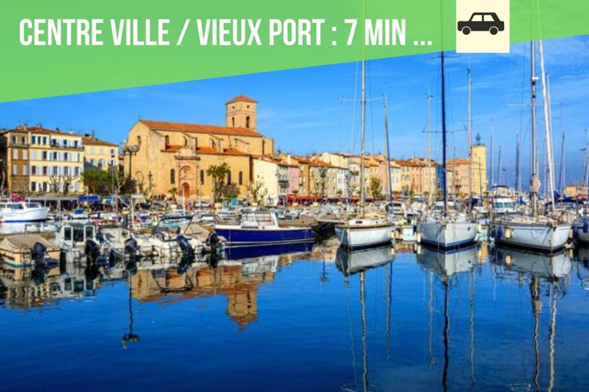 Cosy La Baie Des Anges - Plage La Ciotat - Classe 3 Etoiles Lägenhet Exteriör bild